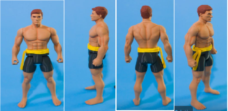 Jean claude van damme articulated 3Dプリントモデル .c4d .max .obj .3ds .fbx .stl .blend 
