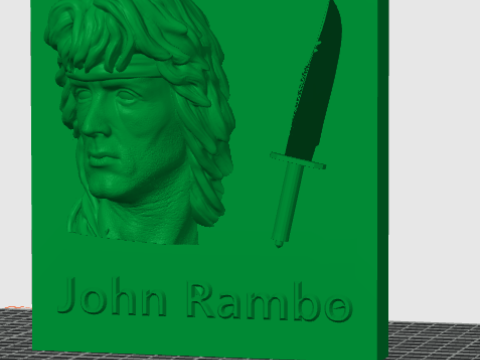 Rambo 3d frame 3Dプリントモデル