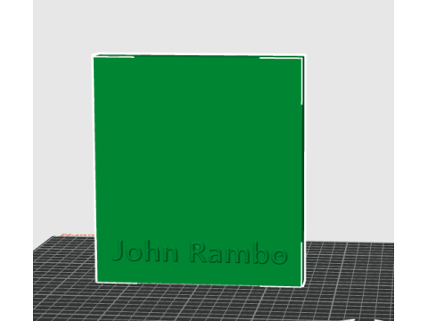 Rambo 3d frame 3Dプリントモデル