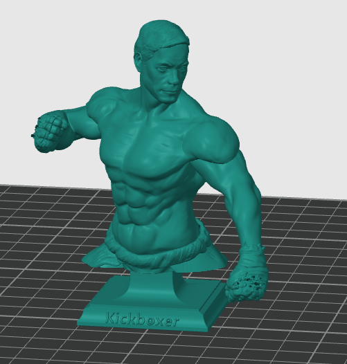 Jean claude van damme bust 3Dプリントモデル .c4d .max .obj .3ds .fbx .stl .blend 