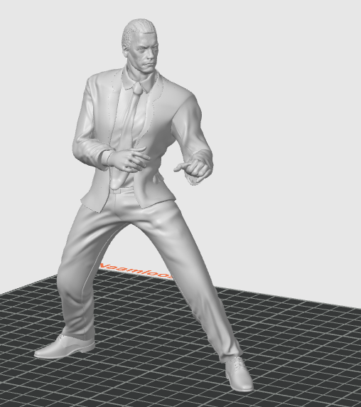 Jean claude van damme Modello di stampa 3D .c4d .max .obj .3ds .fbx .stl .blend 