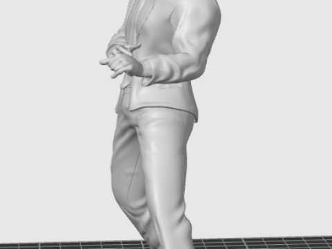 Jean claude van damme Modello di stampa 3D