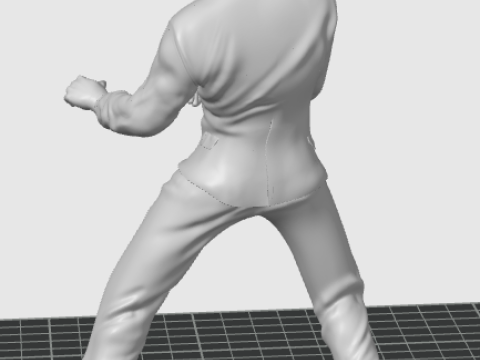 Jean claude van damme Modello di stampa 3D