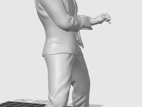 Jean claude van damme Modello di stampa 3D