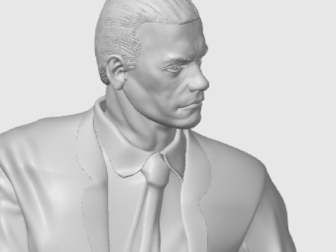 Jean claude van damme Modello di stampa 3D