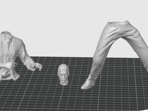 Jean claude van damme Modello di stampa 3D