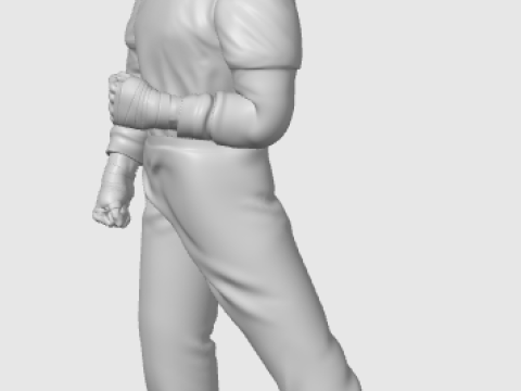 Rocky balboa diorama Model do druku 3D