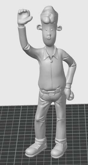 Gert verhulst Modello di stampa 3D .c4d .max .obj .3ds .fbx .stl .blend 