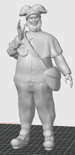 Kabouter lui Modello di stampa 3D .c4d .max .obj .3ds .fbx .stl .blend