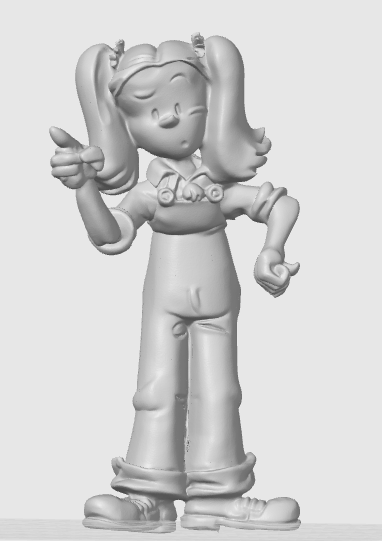 Betsy groß und Betsy 3D Druckmodell .c4d .max .obj .3ds .fbx .stl .blend 