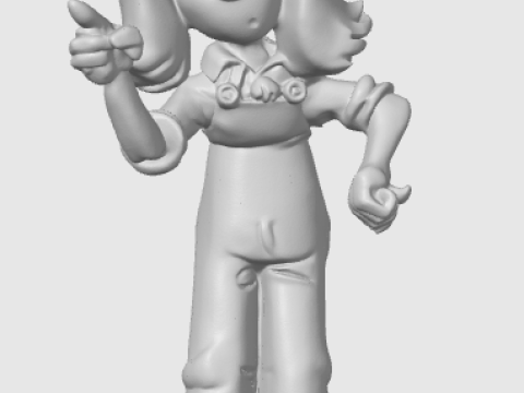 Betsy big en betsy 3D 打印模型