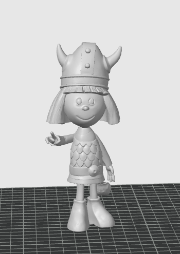 Wickie de viking 3D Print Model .c4d .max .obj .3ds .fbx .stl .blend