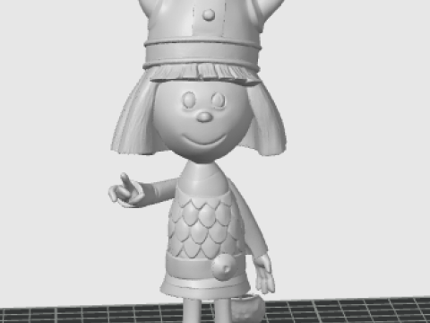 Wickie de viking 3D 打印模型