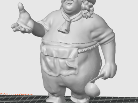 Berend Bokkenpap 3D Baskı Modeli