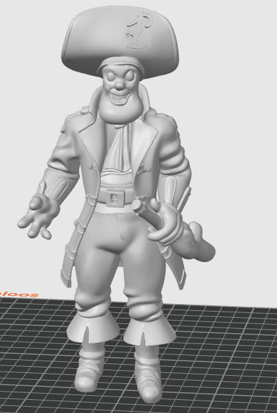 피에트 피라트 3D 프린트 모델 .c4d .max .obj .3ds .fbx .stl .blend