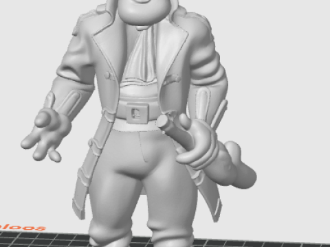 皮特·皮拉特 3D 打印模型