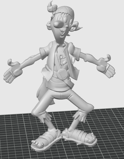 Steven Ancora Modello di stampa 3D .c4d .max .obj .3ds .fbx .stl .blend