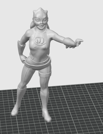 Mega Mindy 3D Druckmodell .c4d .max .obj .3ds .fbx .stl .blend 