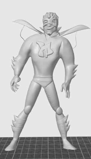 Mega Toby 3D Baskı Modeli .c4d .max .obj .3ds .fbx .stl .blend 