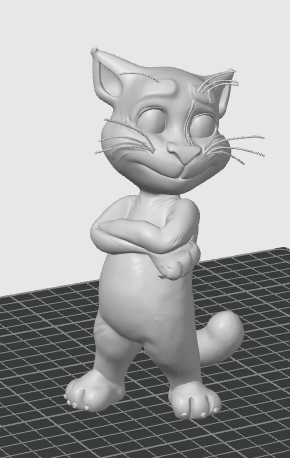 Talking tom 3D Print Model .c4d .max .obj .3ds .fbx .stl .blend 