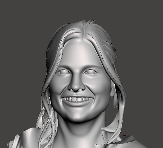 K3 Hanne 3D Print Model .c4d .max .obj .3ds .fbx .stl .blend 