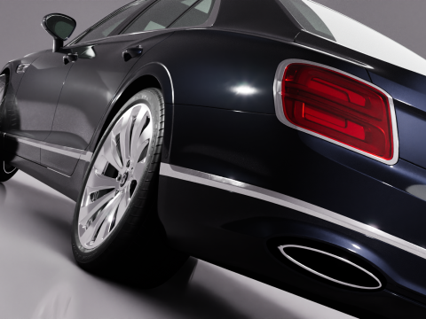 Bentley Flying Spur 2020 3Dモデル