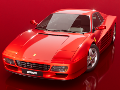 Ferrari 512 TR 1991 3D 모델