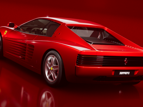 Ferrari 512 TR 1991 3D 모델