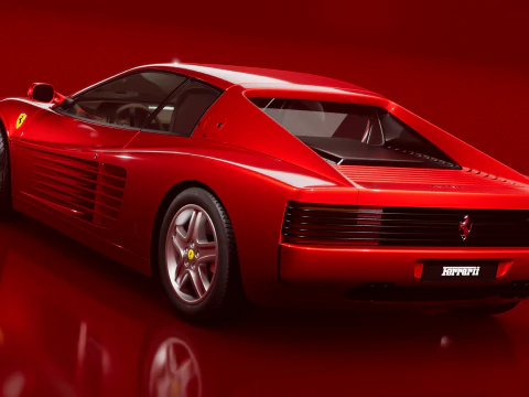 Ferrari 512 TR 1991 3D Model