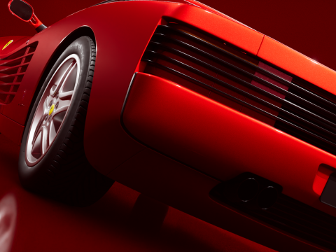Ferrari 512 TR 1991 3D 모델