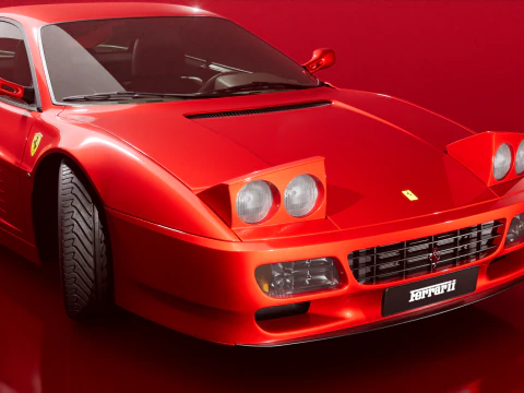 Ferrari 512 TR 1991 3D Model