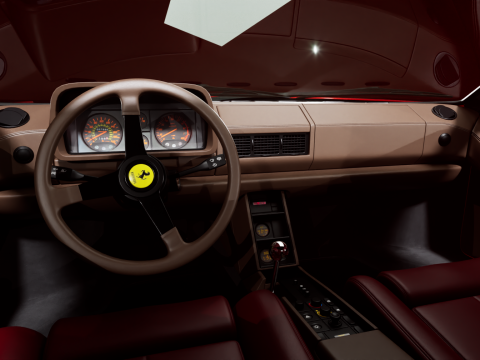 Ferrari 512 TR 1991 3D 모델