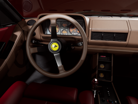 Ferrari 512 TR 1991 3D 모델