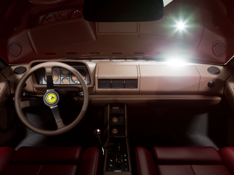 Ferrari 512 TR 1991 3D 모델