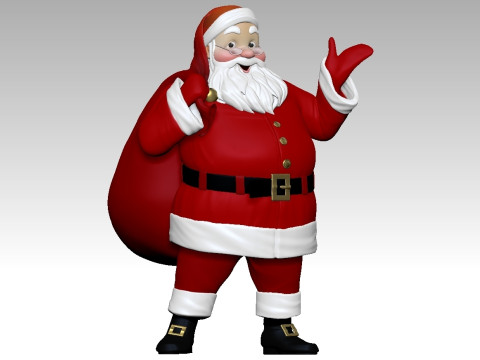 Santa Claus for 3d print Modelo de impresión 3D
