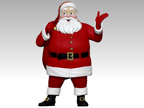 Santa Claus for 3d print 3D Принт Модель