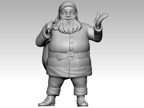 Santa Claus for 3d print 3D Принт Модель