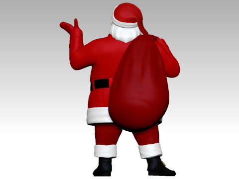 Santa Claus for 3d print 3D Принт Модель