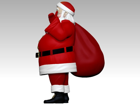 Santa Claus for 3d print 3D Принт Модель