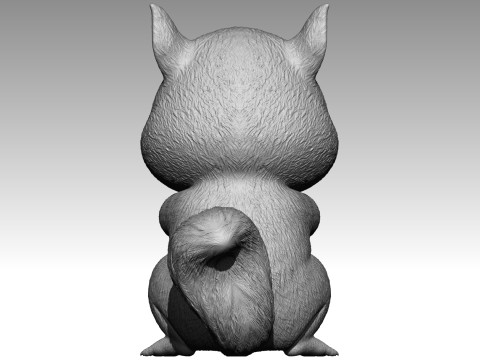 Cute squirrel 5 3Dプリントモデル