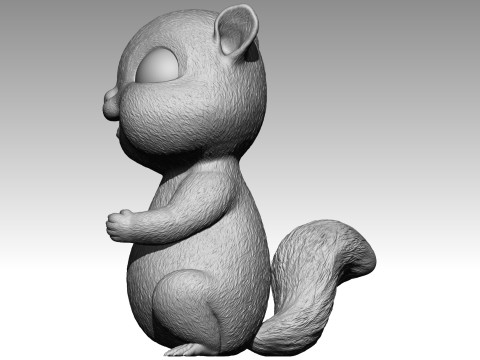 Cute squirrel 7 Model do druku 3D