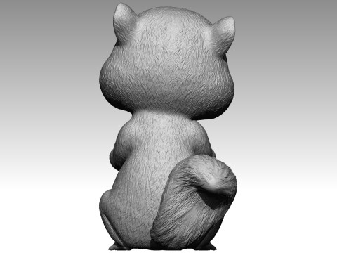 Cute squirrel 7 Model do druku 3D