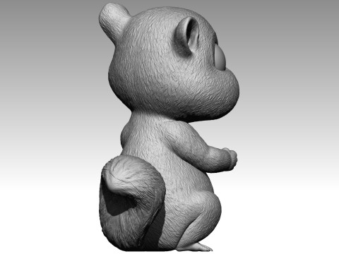 Cute squirrel 7 Model do druku 3D