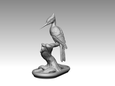 Woodpecker Model Cetak 3D