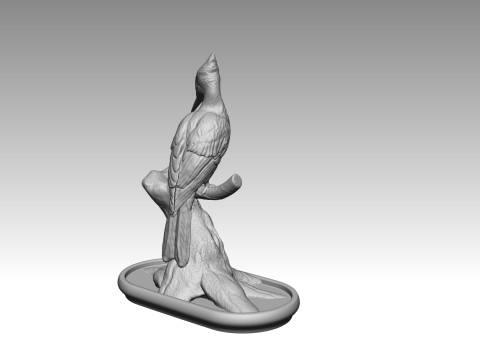 Woodpecker Model Cetak 3D