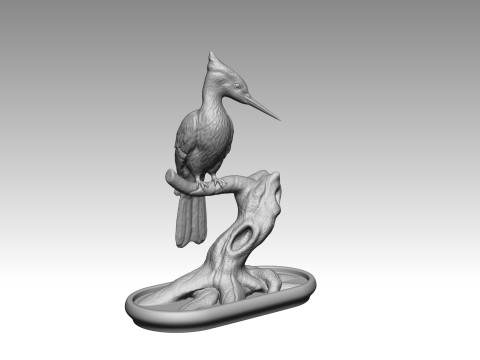 Woodpecker Model Cetak 3D