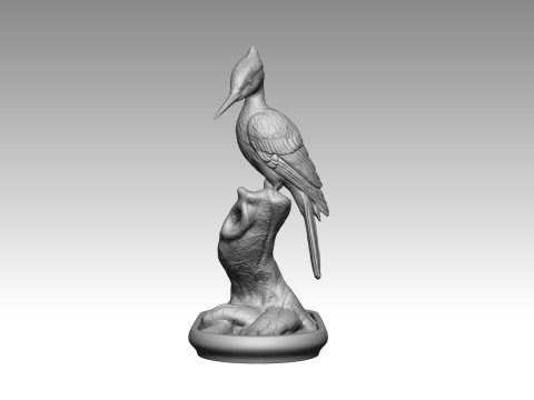 Woodpecker Model Cetak 3D