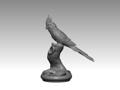 Parrot 3D 打印模型