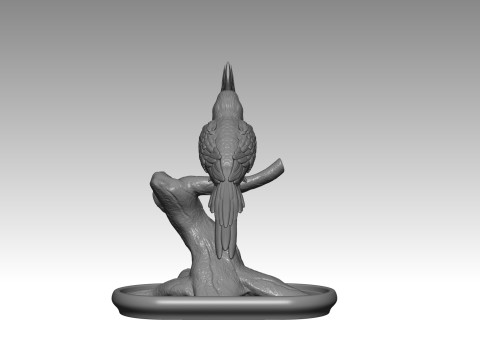 Parrot 3D 打印模型