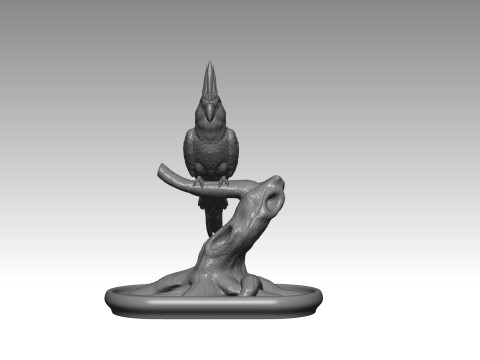Parrot 3D 打印模型